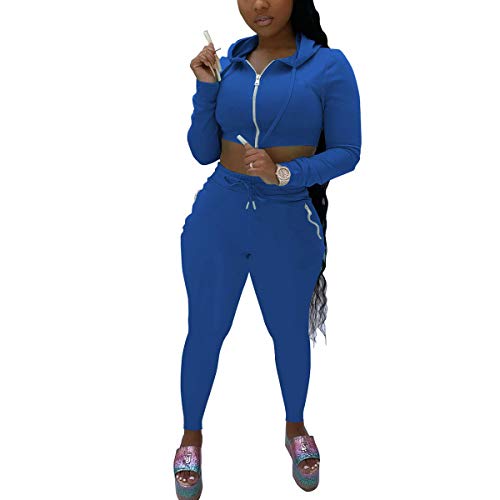 Mrskoala Women's Two Piece Sexy Cute Casual Outfits Cozy 2 Piece Sets Sweatsuit Yellow XL