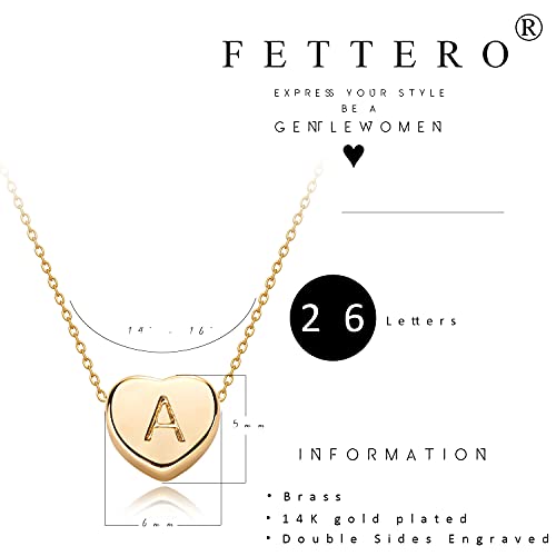 Tiny Gold Initial Heart Necklace-14K Gold Filled Handmade Dainty Personalized Heart Choker Necklace For Women Letter J