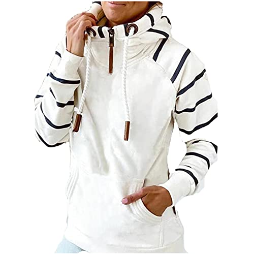 Star Striped Hooded Lightweight 1/4 zipper Long Sleeve