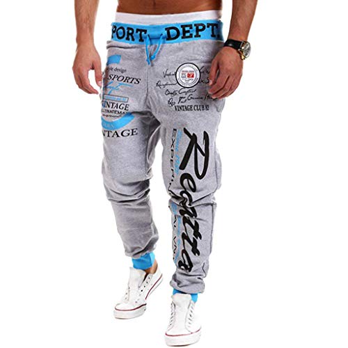 Cottory Men's Hiphop Dance Jogger Sweatpants Trousers Red Black X-Small