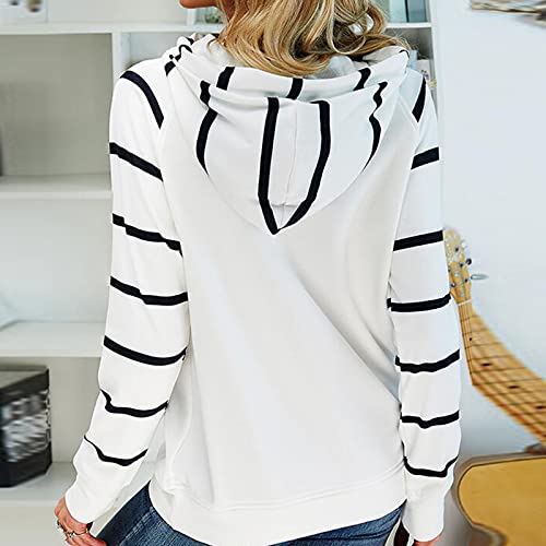 Star Striped Hooded Lightweight 1/4 zipper Long Sleeve