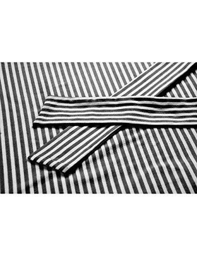 MEROKEET Striped Short Sleeve T Shirt Dress Casual Tie Waist with Pockets