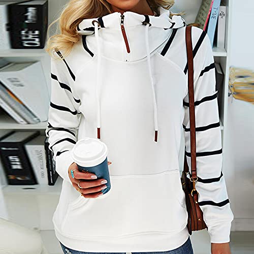 Star Striped Hooded Lightweight 1/4 zipper Long Sleeve