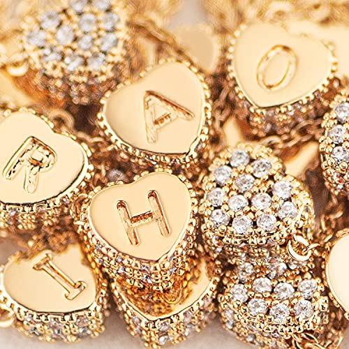 Tiny Gold Initial Heart Necklace-14K Gold Filled Handmade Dainty Personalized Heart Choker Necklace For Women Letter J
