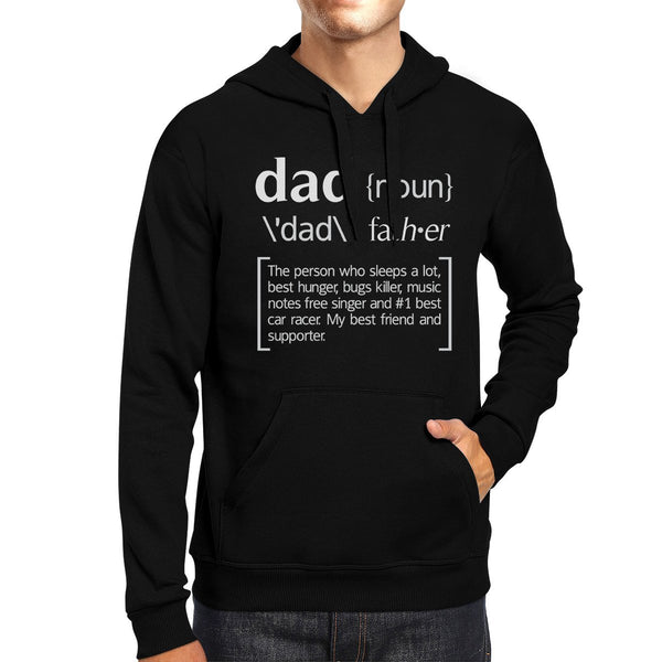 Dad Noun Black Unisex Hoodie