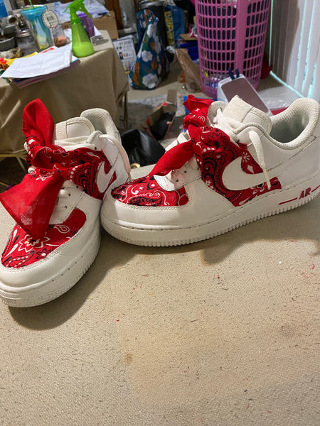 Custom bandana Air Force Ones
