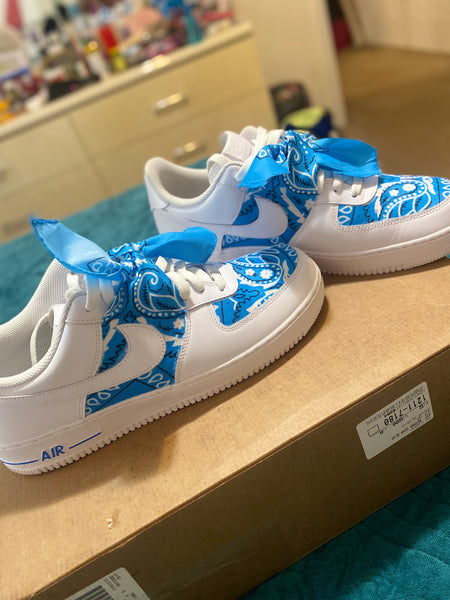 Custom bandana Air Force Ones