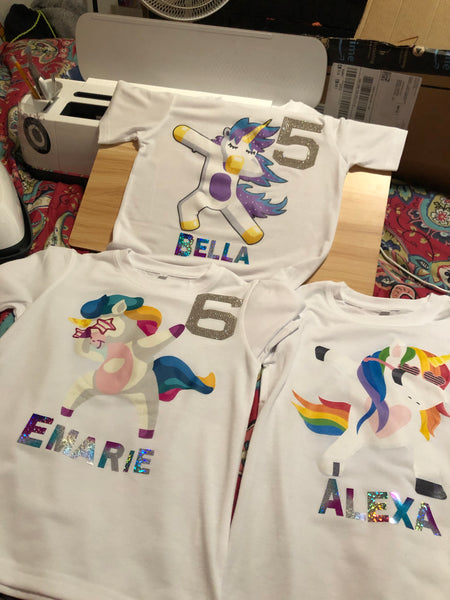 Custom birthday shirts