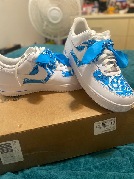 Custom bandana Air Force Ones