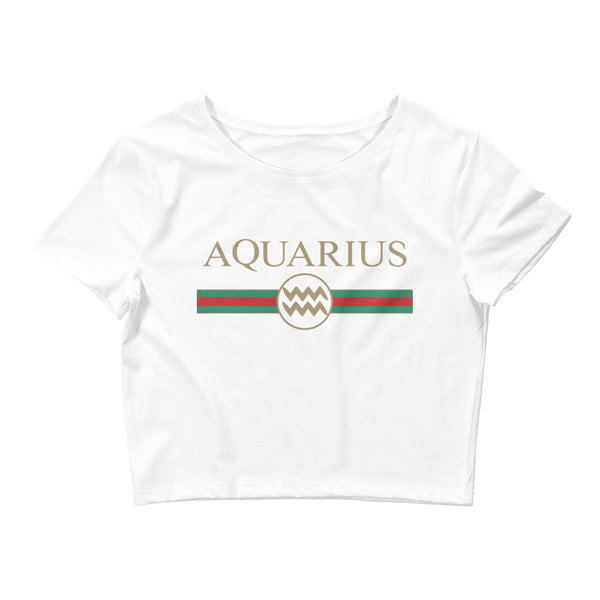 Aquarius Crop Tee