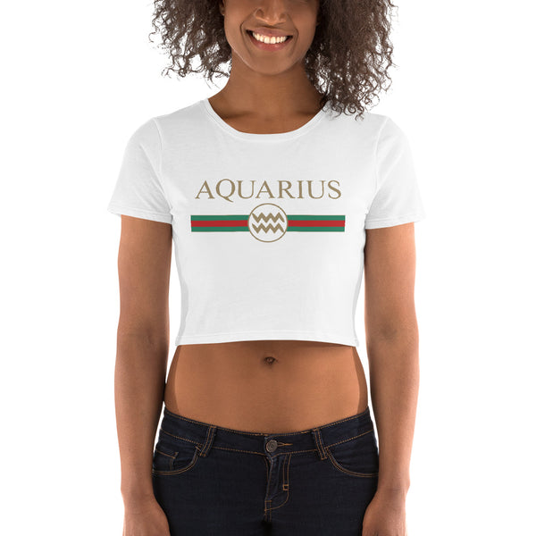Aquarius Crop Tee