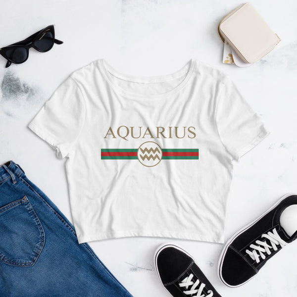 Aquarius Crop Tee