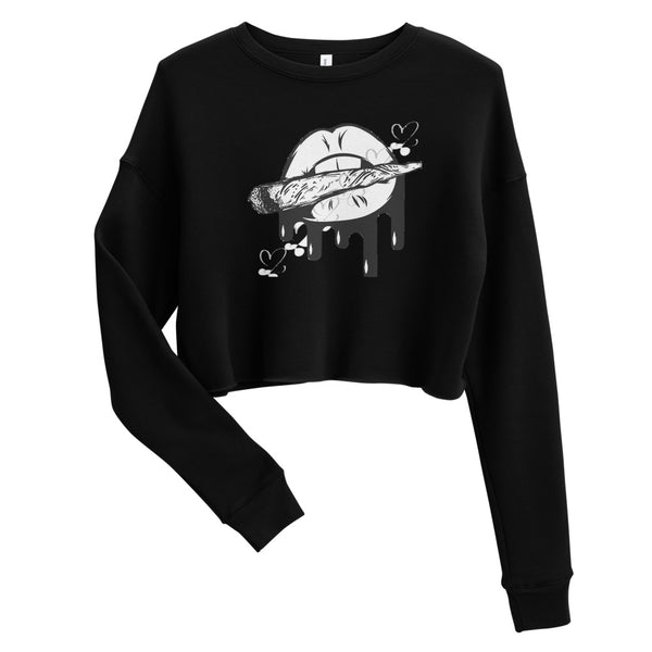 Blunt drip Crop Sweatshirt