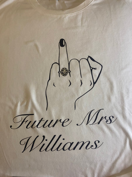 Custom Future Mrs shirt