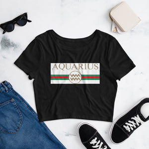 Aquarius Crop Tee