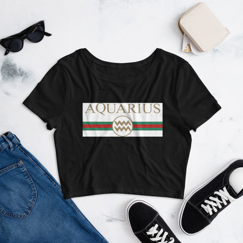 Aquarius Crop Tee